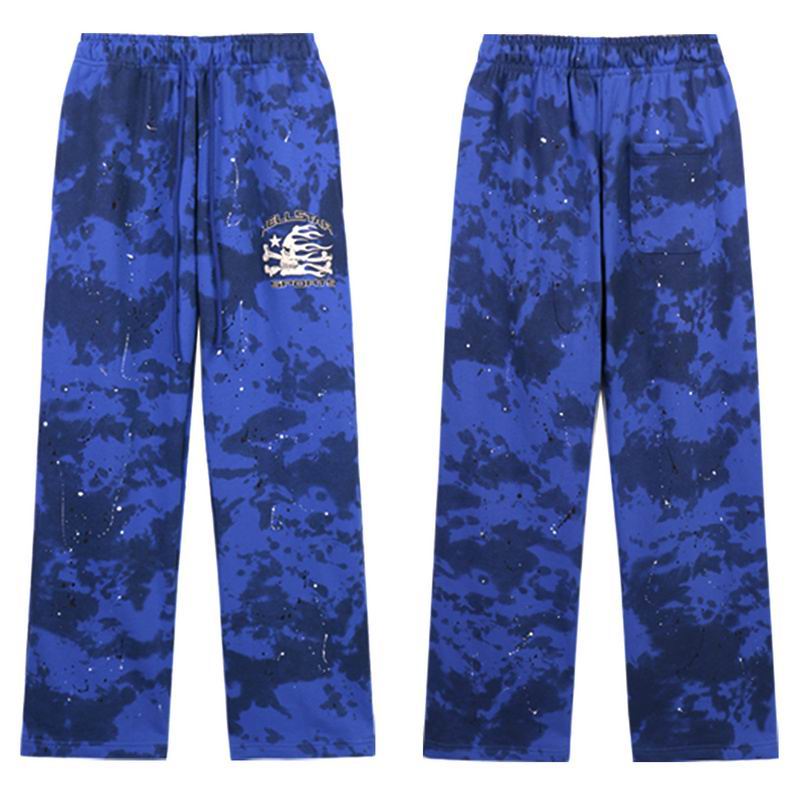 EM Sneakers Hellstar Sports Tie-Dye Skull Hoodie & Sweatpant Sets Blue