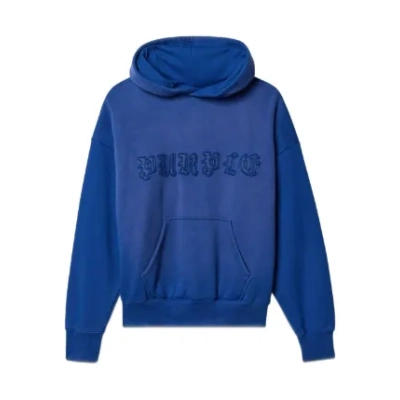 EM Sneakers Purple Brand Gothic Appligue Hoodie Blue 01