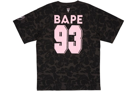 EM Sneakers Bape x Inter Miami CF Camo T-shirt Black