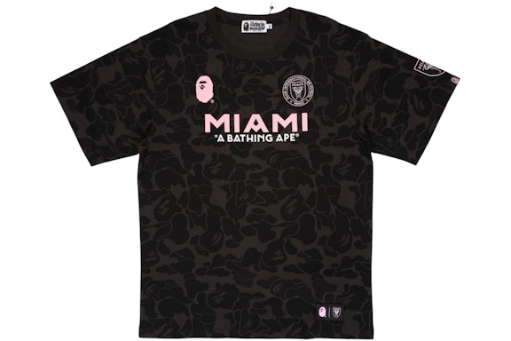EM Sneakers Bape x Inter Miami CF Camo T-shirt Black