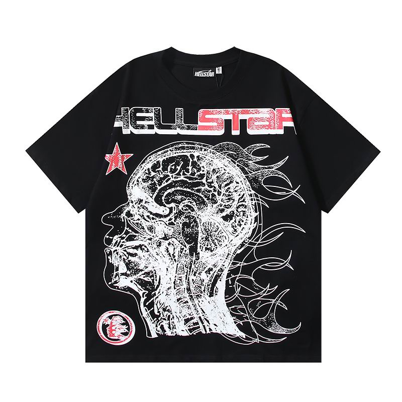 EM Sneakers Hellstar Human Development T-Shirt White /Beige /Black