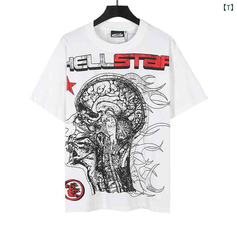EM Sneakers Hellstar Human Development T-Shirt White /Beige /Black