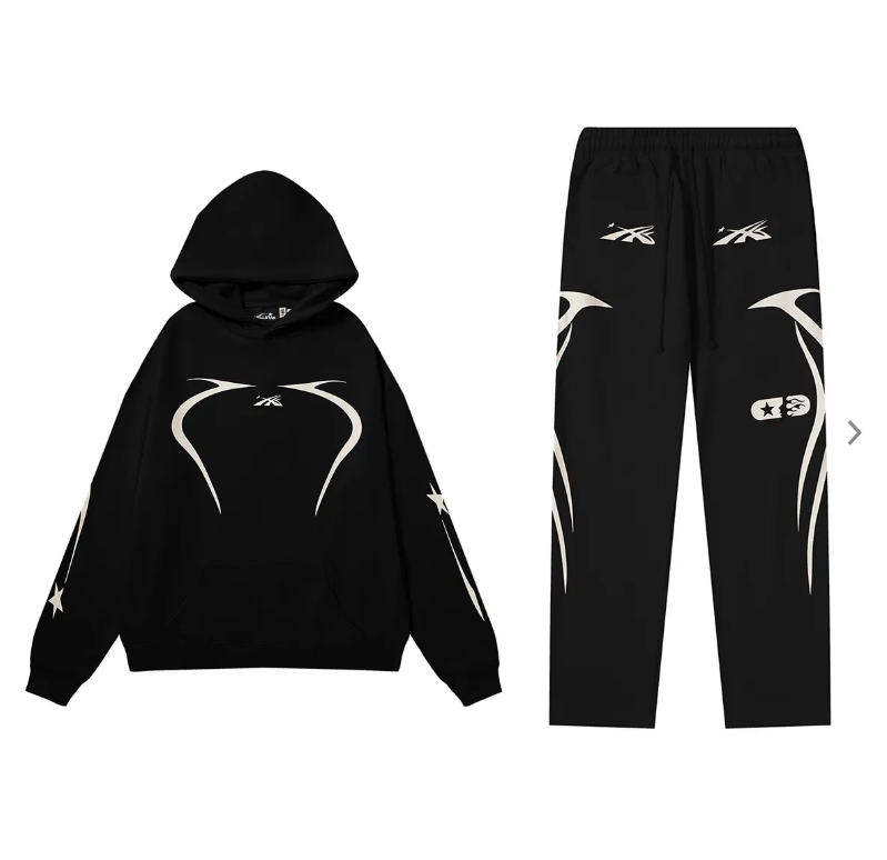 EM Sneakers Hellstar Sports Hoodie & Sweatpant Sets Jet Black