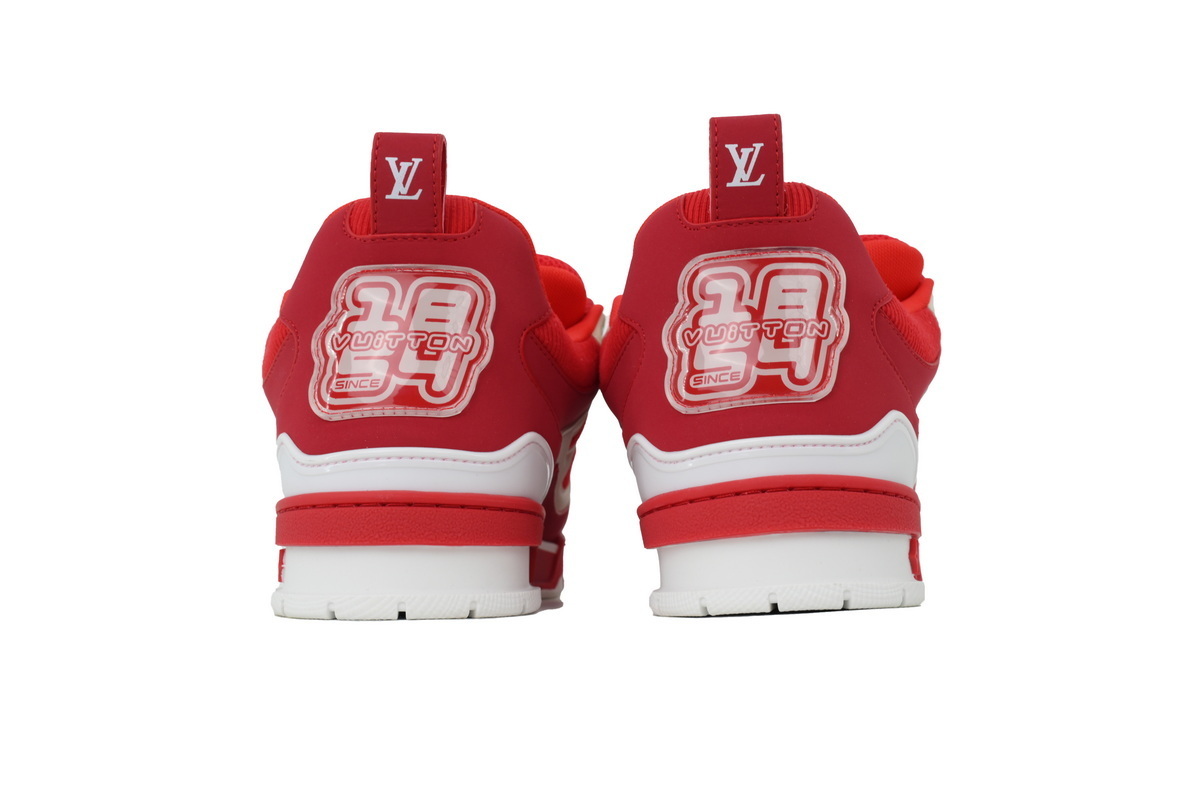 EM Sneakers Louis Vuitton LV Skate Sneaker Red White