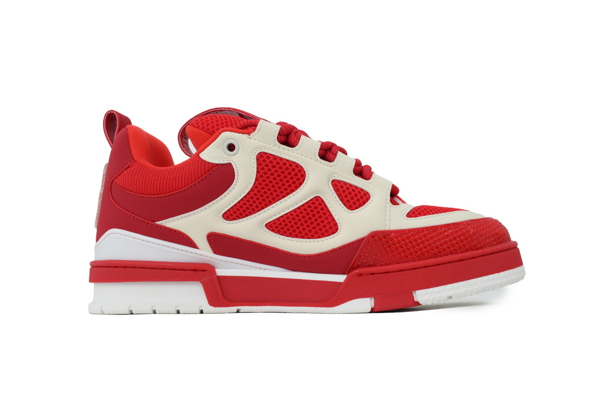 EM Sneakers Louis Vuitton LV Skate Sneaker Red White