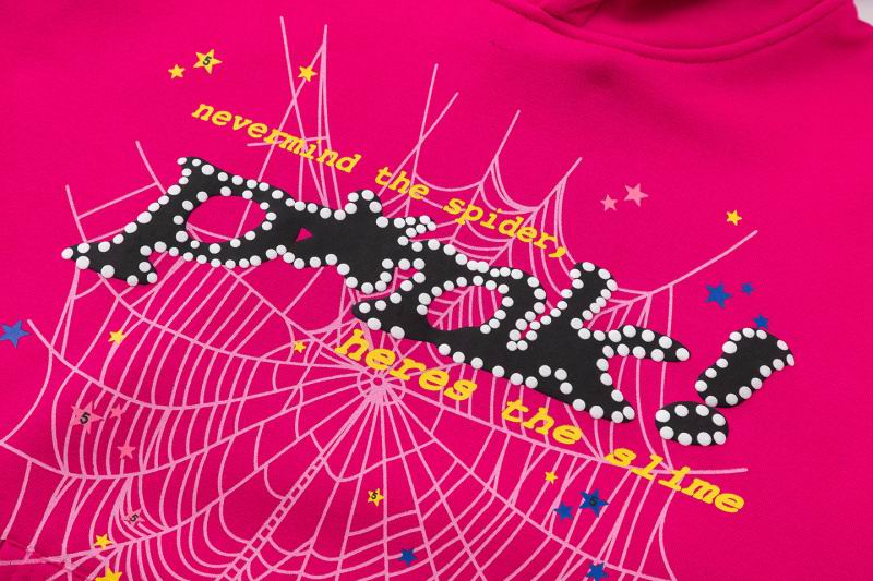 EM Sneakers Sp5der Hoodie & Sweatpant Set P*NK Pink