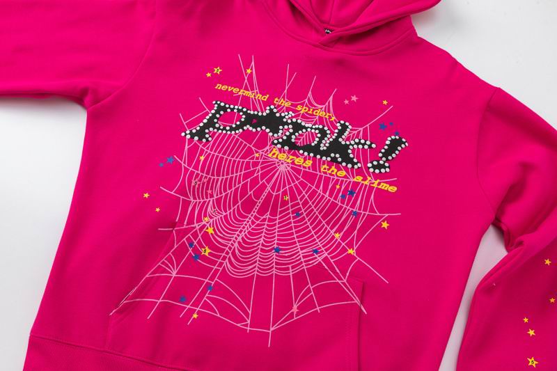 EM Sneakers Sp5der Hoodie & Sweatpant Set P*NK Pink