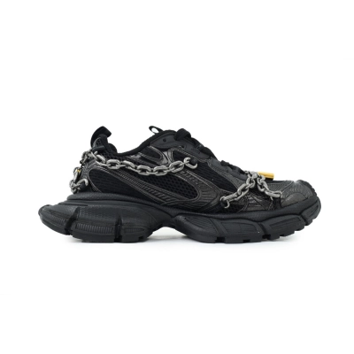 EM Sneakers Balenciaga 3XL Chain Sneaker Black 02