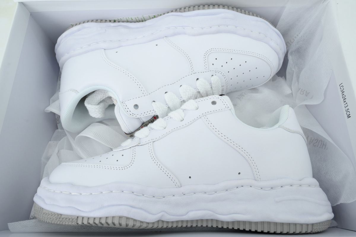 EM Sneakers Mihara Yasuhiro White And White Gray Low NO.744