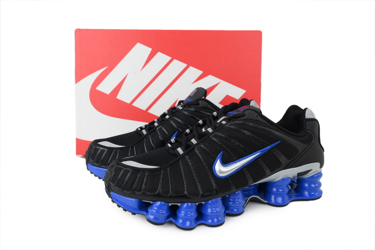 EM Sneakers Nike Shox TL Black Racer Blue Metallic Silver