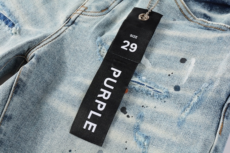 EM Sneakers Purple Brand Denim Shorts 5071