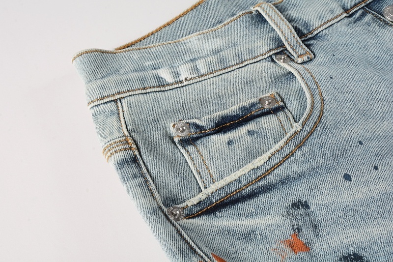 EM Sneakers Purple Brand Denim Shorts 5071