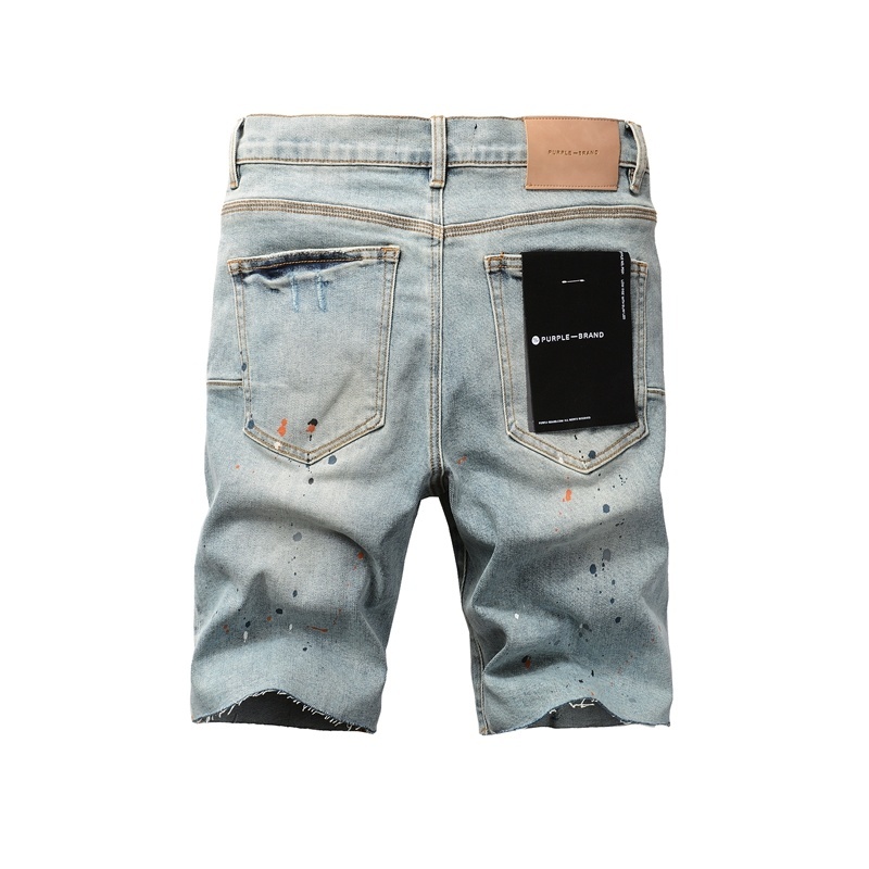 EM Sneakers Purple Brand Denim Shorts 5071