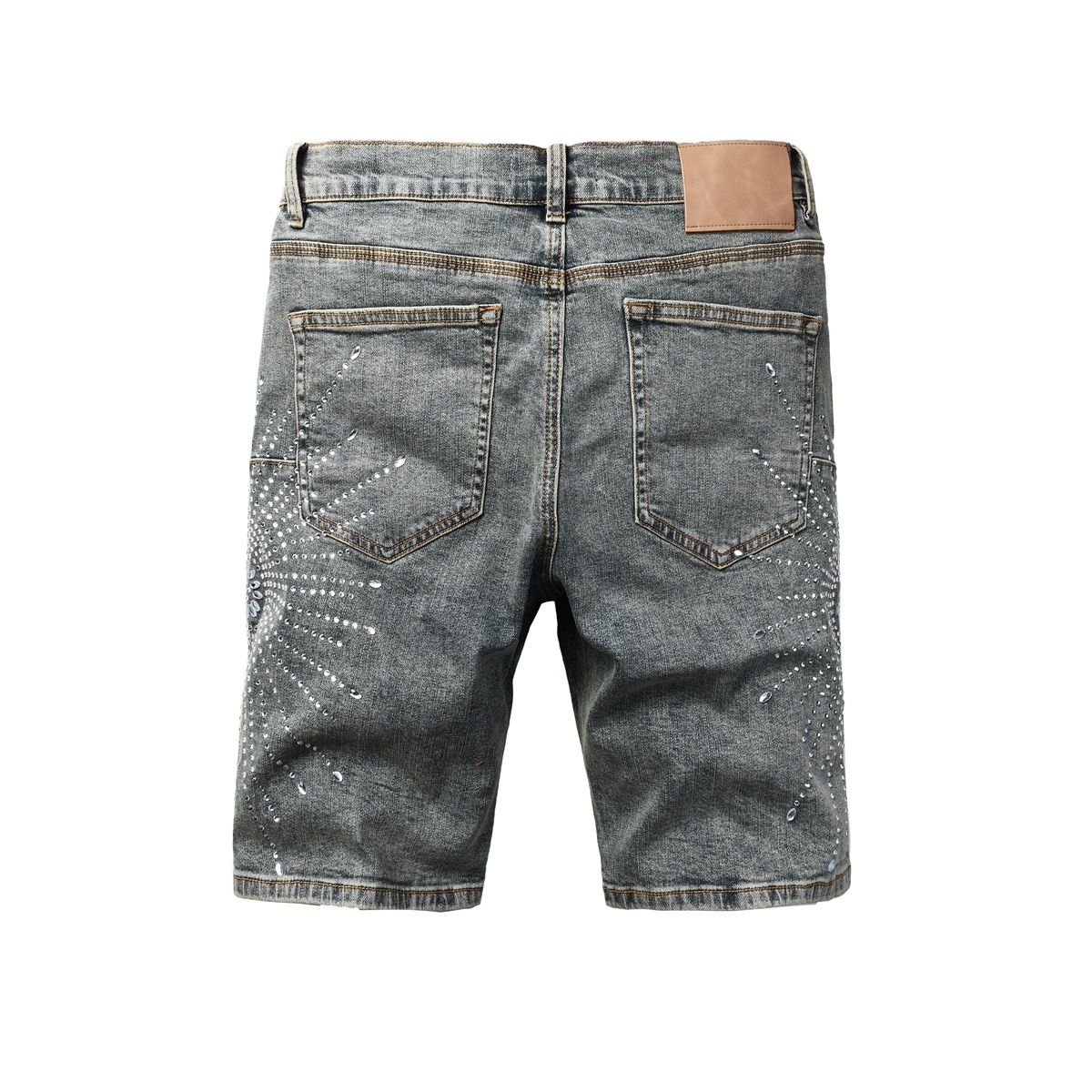 EM Sneakers Purple Brand Denim Shorts 5093