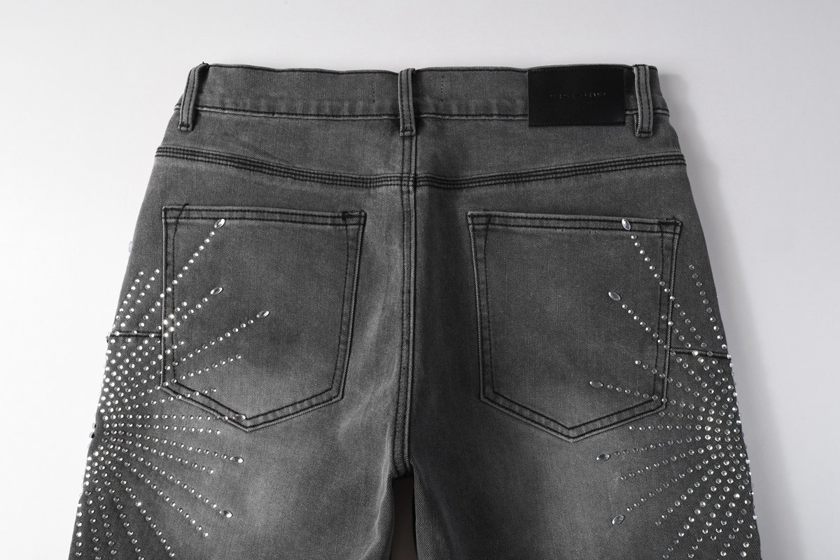 EM Sneakers Purple Brand Denim Shorts 5094