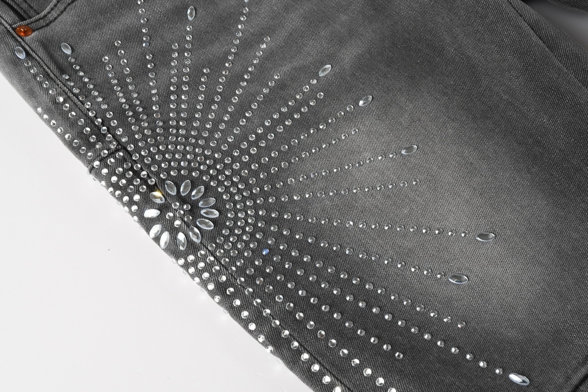 EM Sneakers Purple Brand Denim Shorts 5094