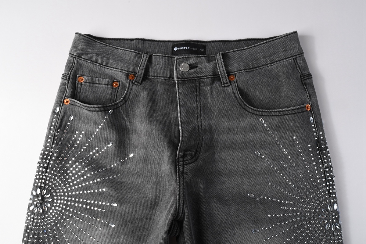 EM Sneakers Purple Brand Denim Shorts 5094