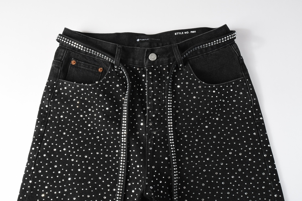 EM Sneakers Purple Brand Denim Shorts 5095