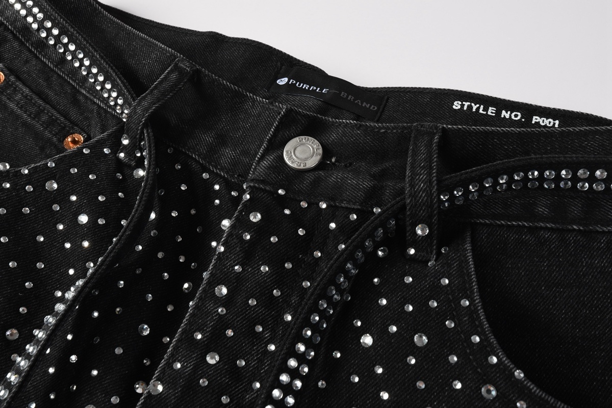 EM Sneakers Purple Brand Denim Shorts 5095