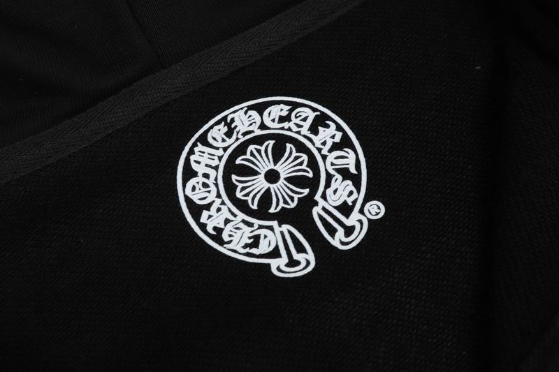 EM Sneakers Chrome Hearts 25FW Colorful Cross Print Zip-Up Hoodie Black