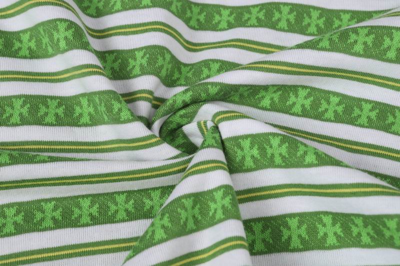 EM Sneakers Chrome Hearts 25FW Striped Lapel  Long Sleeves Green