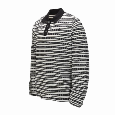 EM Sneakers Chrome Hearts 25FW Striped Lapel Long Sleeves Black 02
