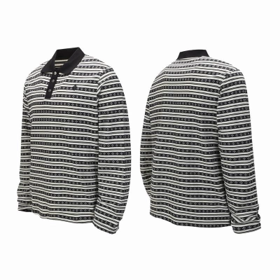 EM Sneakers Chrome Hearts 25FW Striped Lapel Long Sleeves Black 01