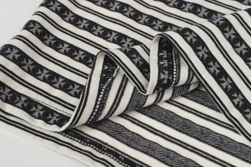 EM Sneakers Chrome Hearts 25FW Striped Lapel Long Sleeves Black