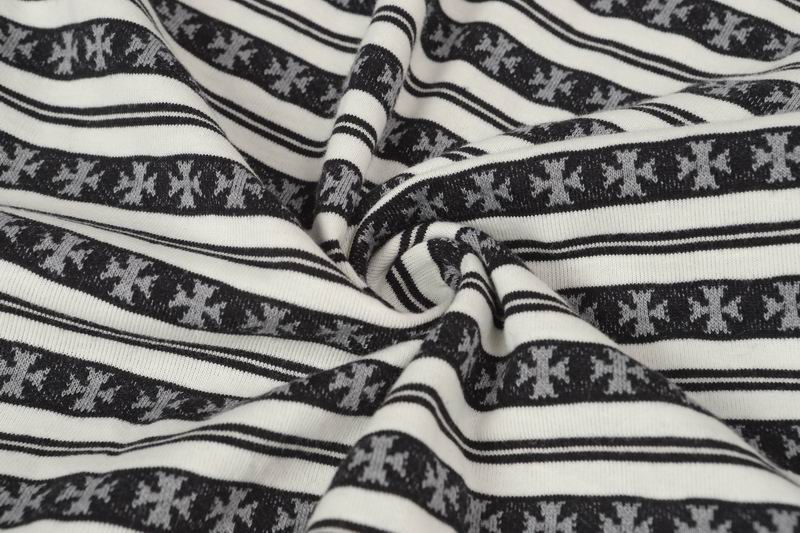 EM Sneakers Chrome Hearts 25FW Striped Lapel Long Sleeves Black