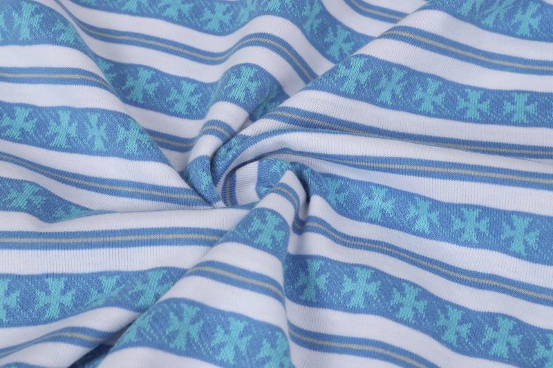 EM Sneakers Chrome Hearts 25FW Striped Lapel Long Sleeves Blue