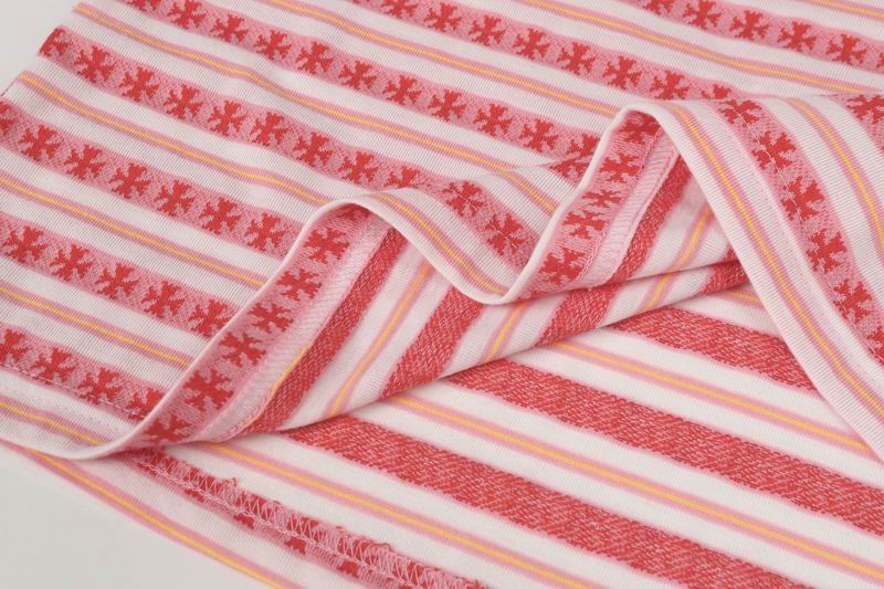 EM Sneakers Chrome Hearts 25FW Striped Lapel Long Sleeves Pink