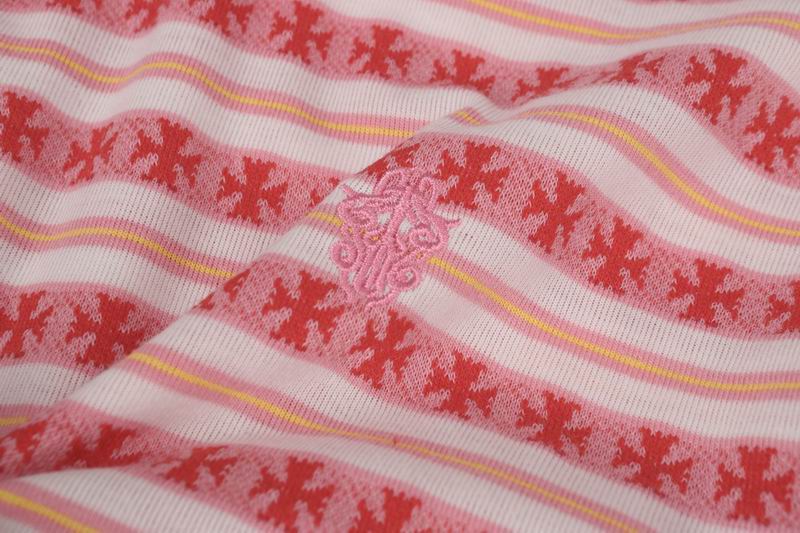 EM Sneakers Chrome Hearts 25FW Striped Lapel Long Sleeves Pink