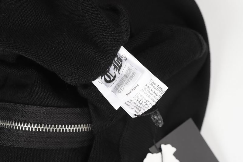 EM Sneakers Chrome Hearts Made In Hollywood Plus Cross Zip Up Hoodie Black/Red