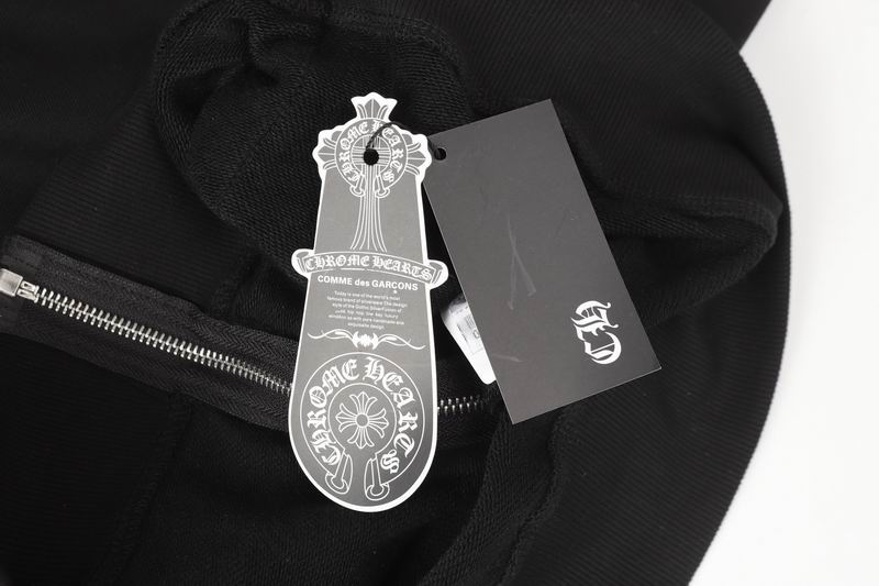 EM Sneakers Chrome Hearts Made In Hollywood Plus Cross Zip Up Hoodie Black/Red