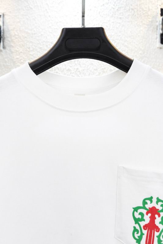 EM Sneakers Chrome Hearts LA Exclusive Dagger Logo Long Sleeve White Tshirt 