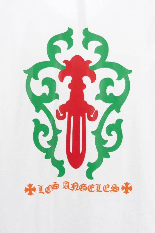 EM Sneakers Chrome Hearts LA Exclusive Dagger Logo Long Sleeve White Tshirt 