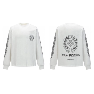EM Sneakers Chrome Hearts Los Angeles Excluisve L/S Long Sleeve White 01