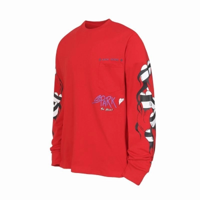 EM Sneakers Chrome Hearts Matty Boy Sadistic Lipstick Long Sleeve Red 01