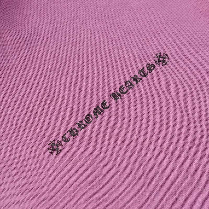 EM Sneakers Chrome Hearts Mattyboy Cemetery Cross Hoodie Purple Pink