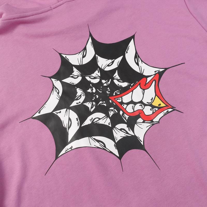 EM Sneakers Chrome Hearts Mattyboy Cemetery Cross Hoodie Purple Pink