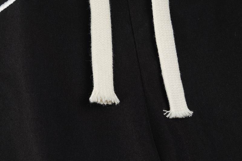 EM Sneakers Chrome Hearts Sanskrit Embroidery Woven Shorts Black