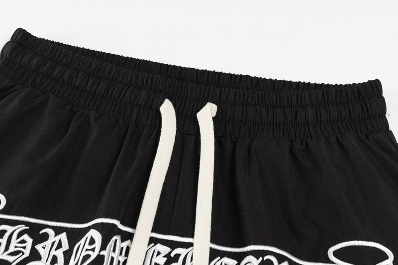 EM Sneakers Chrome Hearts Sanskrit Embroidery Woven Shorts Black