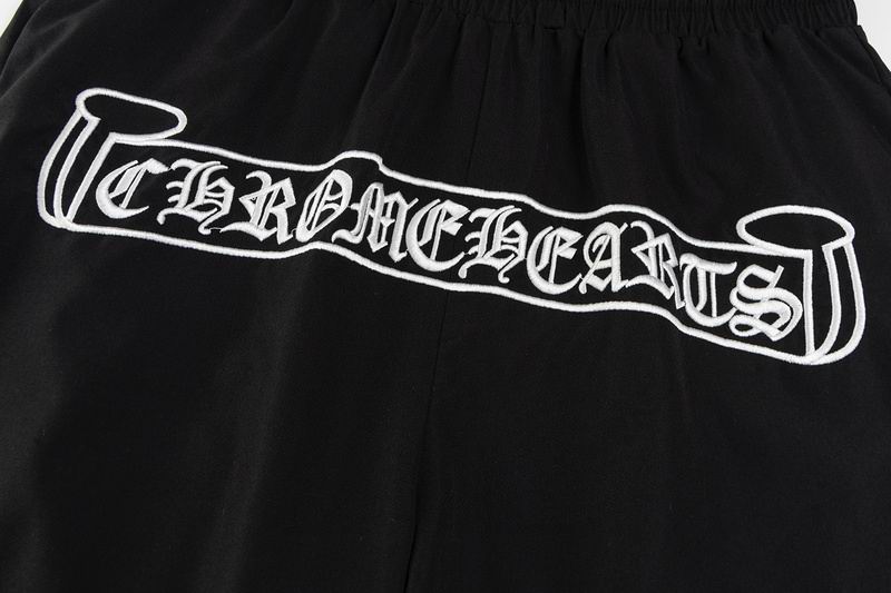 EM Sneakers Chrome Hearts Sanskrit Embroidery Woven Shorts Black
