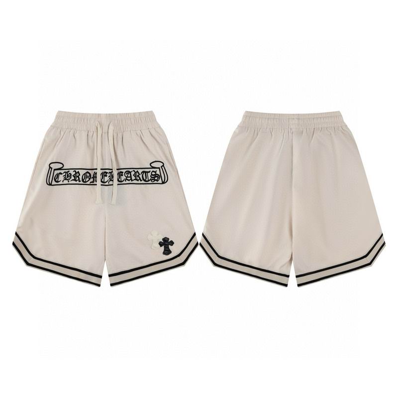 EM Sneakers Chrome Hearts Sanskrit Embroidery Woven Shorts Apricot
