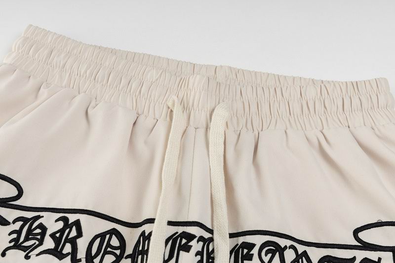 EM Sneakers Chrome Hearts Sanskrit Embroidery Woven Shorts Apricot