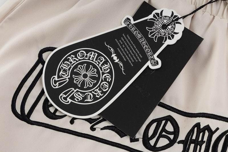 EM Sneakers Chrome Hearts Sanskrit Embroidery Woven Shorts Apricot