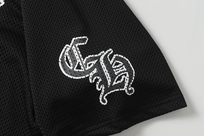 EM Sneakers Chrome Hearts Sports Mesh Varsity Short Pants Black