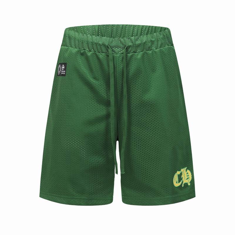 EM Sneakers Chrome Hearts Sports Mesh Varsity Short Pants Green