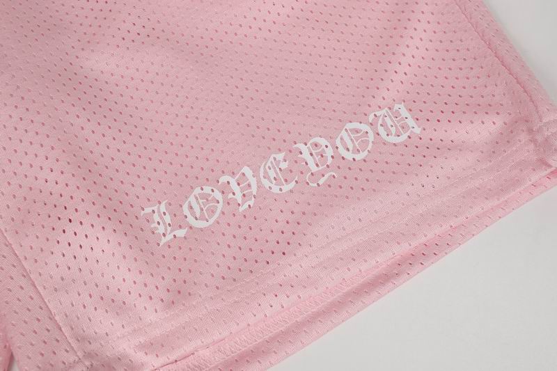 EM Sneakers Chrome Hearts Sports Mesh Varsity Short Pants Pink