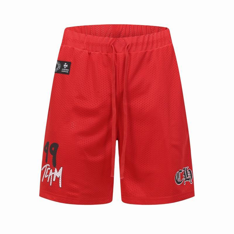 EM Sneakers Chrome Hearts Sports Mesh Varsity Short Pants Red